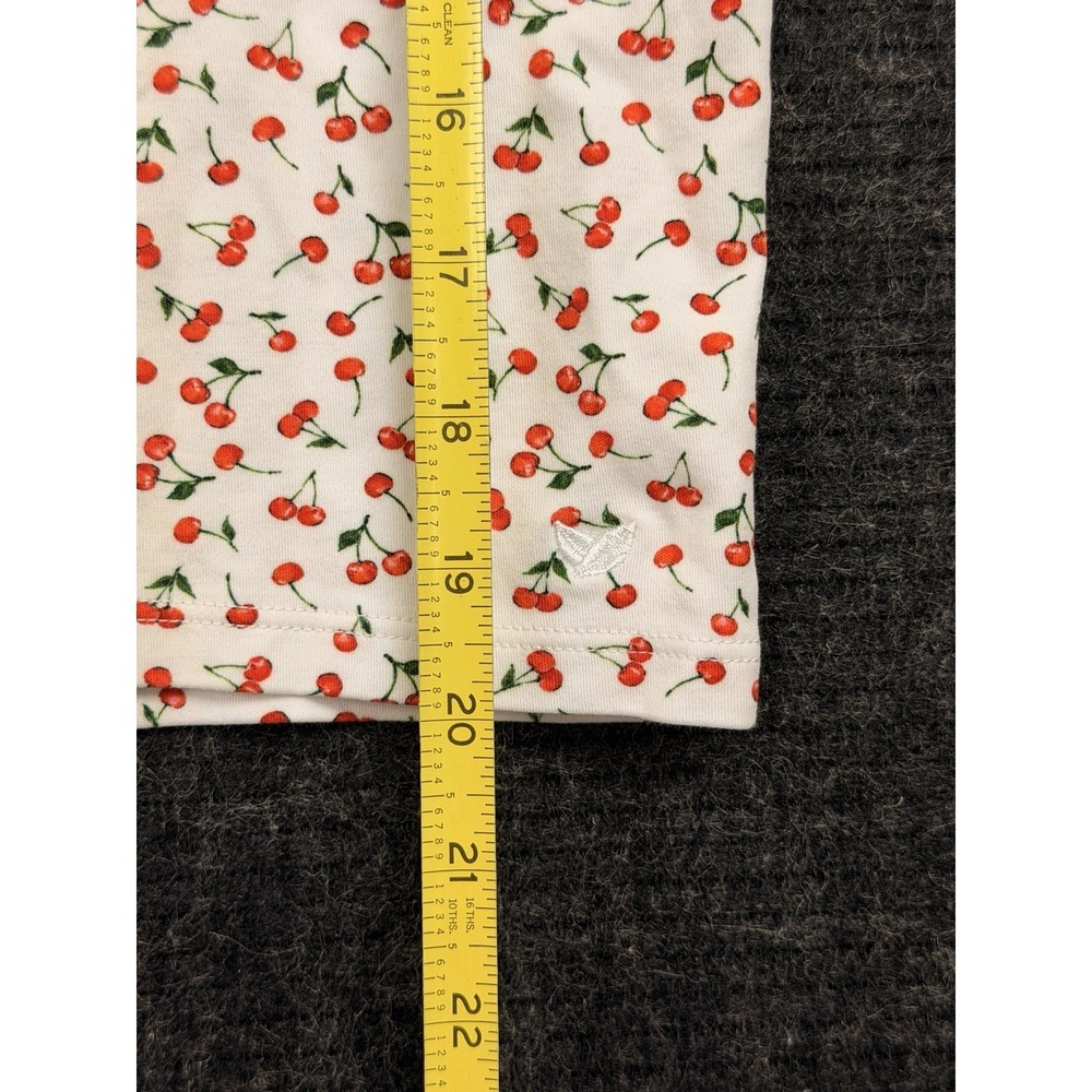 Petite Plume Snug Fit Cherry Pajama Set Size 12 EUC - Picture 6 of 11